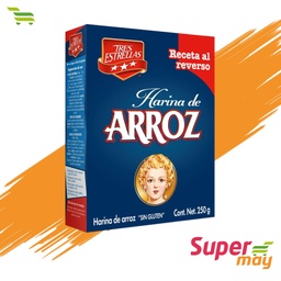 [117027] TRES ESTRELLAS HARINA DE ARROZ 250 GR