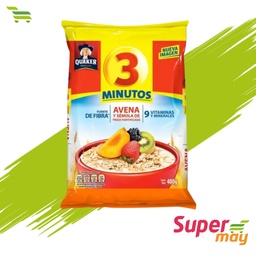 [109001] 3 MIN BOLSA AVENA 380 GR