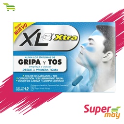 [608070] XL3 EXTRA GRIPA Y TOS 250 MG