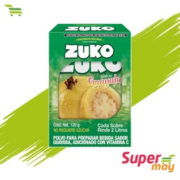 [001177] ZUKO GUAYABA BEBIDA EN POLVO 8 UDS