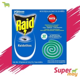 [410008] RAIDOLITOS VERDE INSECTICIDA 10 UDS