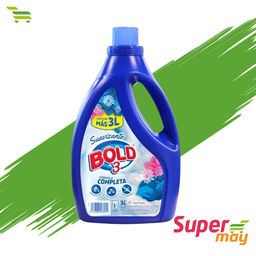 [001281] BOLD 3 AZUL SUAVIZANTE 3 L
