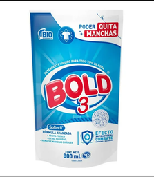 [756412398456] BOLD 3 QUITAMANCHAS DETERGENTE LIQUIDO 800 ML