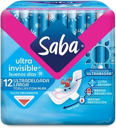 [706015] SABA B. DÍAS ULTRA INVISIBLE C/ALAS TOALLA 10 UDS