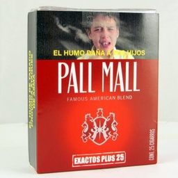 [602050] PALL MALL RED CLASSIC CIGARRO 25 UDS
