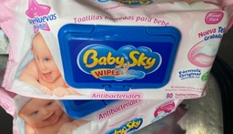 [707004] BABY SKY ROSA TOALLITA 80 UDS