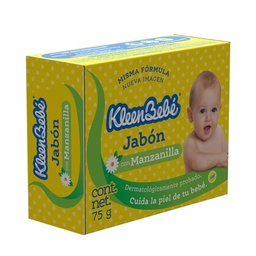 [701006] KLEEN BEBE JABON MANZANILLA 75 GRS