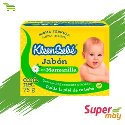 [701006] KLEEN BEBE JABON MANZANILLA 75 GRS