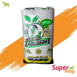 [302016] ANGUIPLAST CAMISETA POLISEDA  MEDIANA BOLSA 1 KG