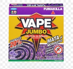 [001542] VAPE ESPIRAL JUMBO LAVANDA INSECTICIDA 12 UDS